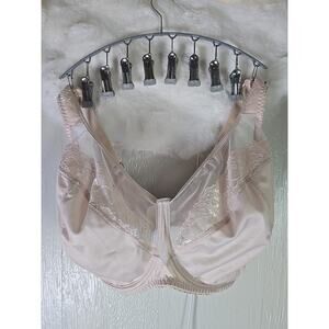 Gorsenia Lingerie T-shirt Soft Cup Underwire No Pad Lace Wide Strap 34F Bra